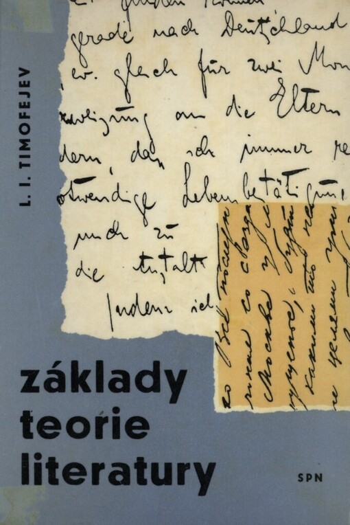 Základy teorie literatury: vysokoškolská příručka