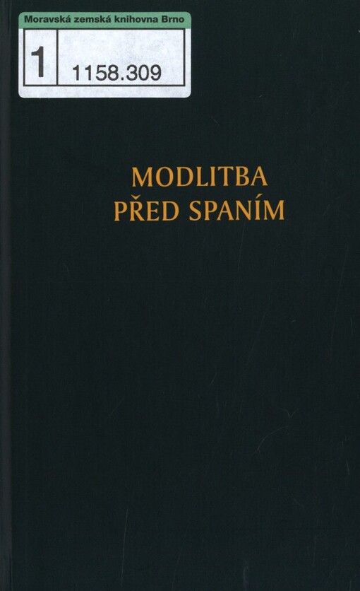 Modlitba před spaním