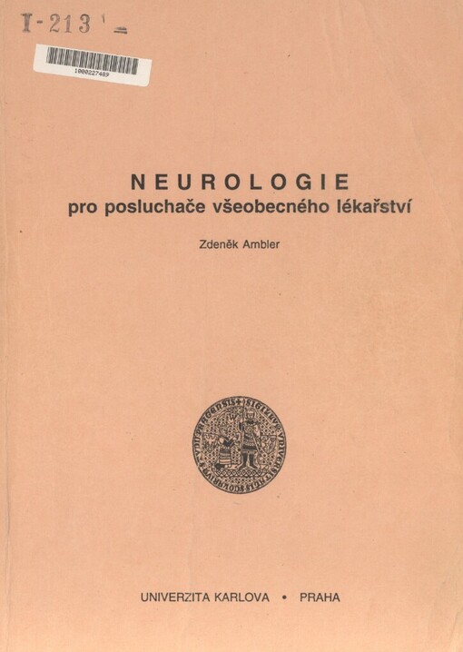 Neurologie pro posluchače všeobecného lékařství