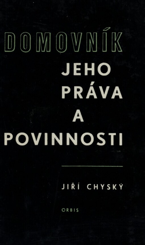 Domovník, jeho práva a povinnosti