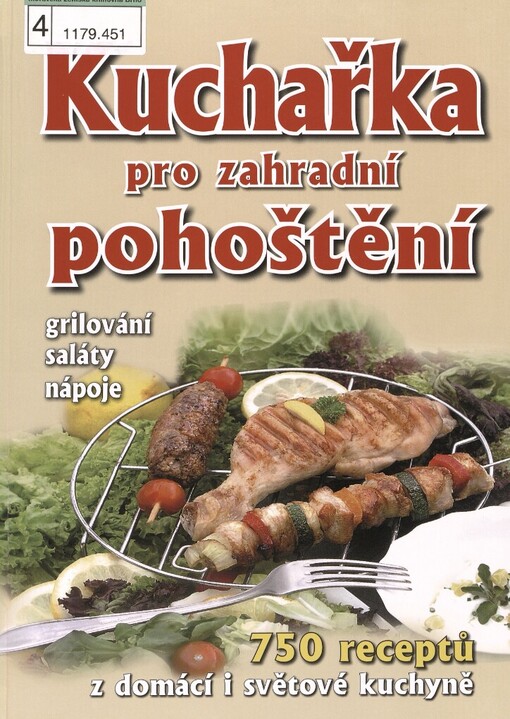 Kuchařka pro zahradní pohoštění