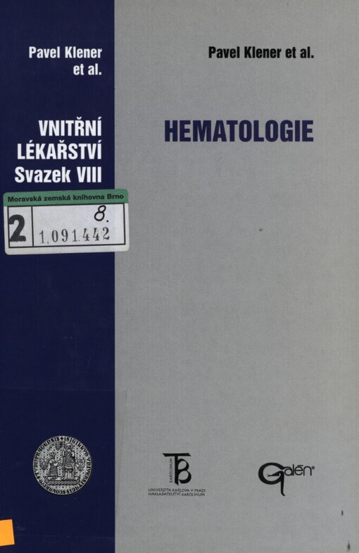 Vnitřní lékařství, 1. vyd.