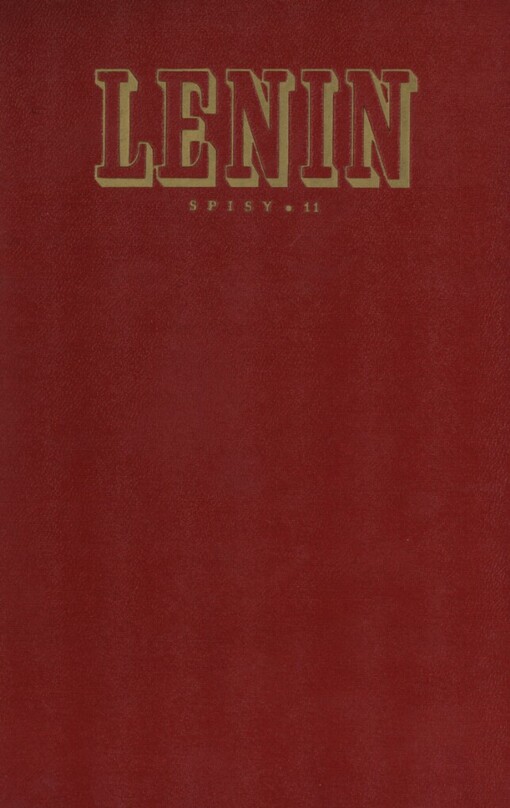 Spisy.Sv. 11,Červen 1906 - leden 1907, Svazek 11, Červen 1906 - leden 1907