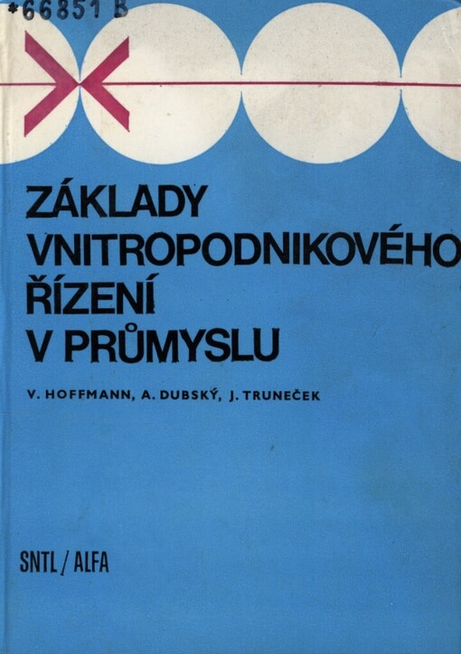 Základy vnitropodnikového řízení v průmyslu : celost. vysokošk. příručka pro stud. vys. škol ekon.