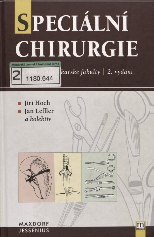 Speciální chirurgie: učebnice pro lékařské fakulty