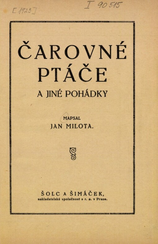 Čarovné ptáče a jiné pohádky