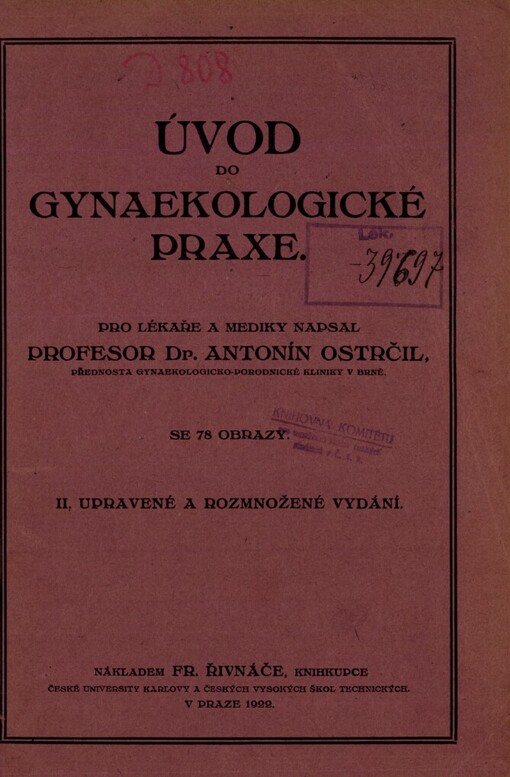 Úvod do gynaekologické praxe