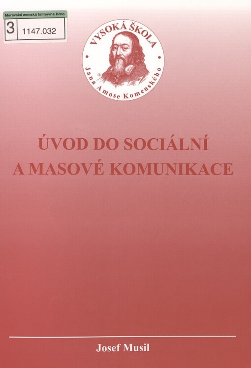 Úvod do sociální a masové komunikace: distanční text