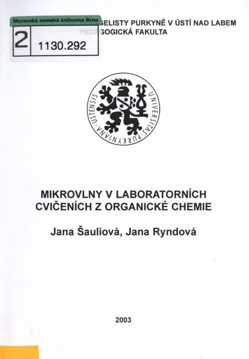 Mikrovlny v laboratorních cvičeních z organické chemie