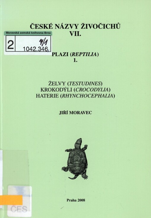 České názvy živočichů, VII., Plazi (Reptilia).