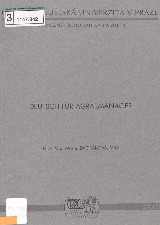 Deutsch für Agrarmanager