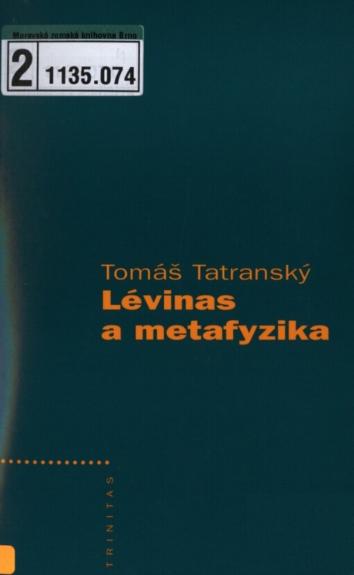 Lévinas a metafyzika