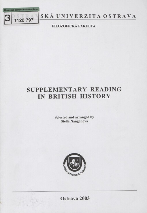 Supplementary reading in british history