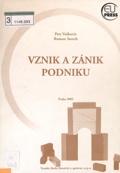 Vznik a zánik podniku