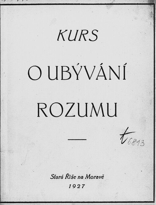 Oslabení lidského rozumu