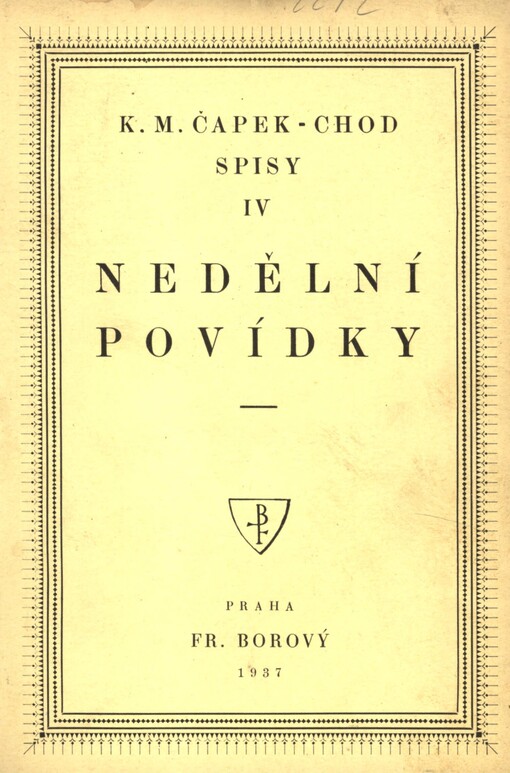 Nedělní povídky :kresby ze života (1890-1897)