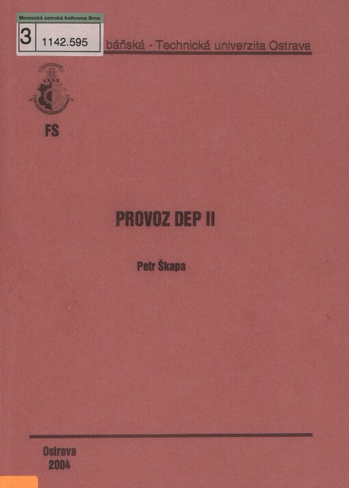 Provoz dep II