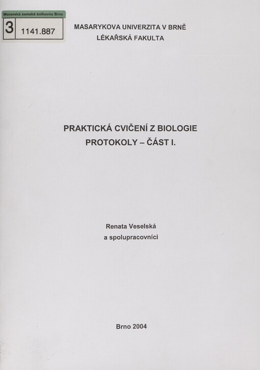 Praktická cvičení z biologie: protokoly