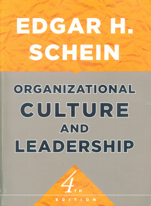 Organizational culture and leadership