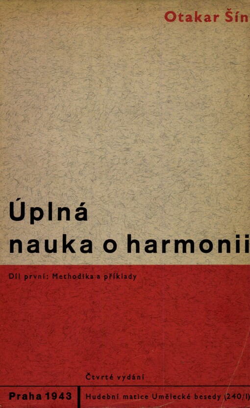 Úplná nauka o harmonii na základě melodie a rytmu =: [Vollständige Harmonielehre auf Grund der Melodie und des Rhythmus]