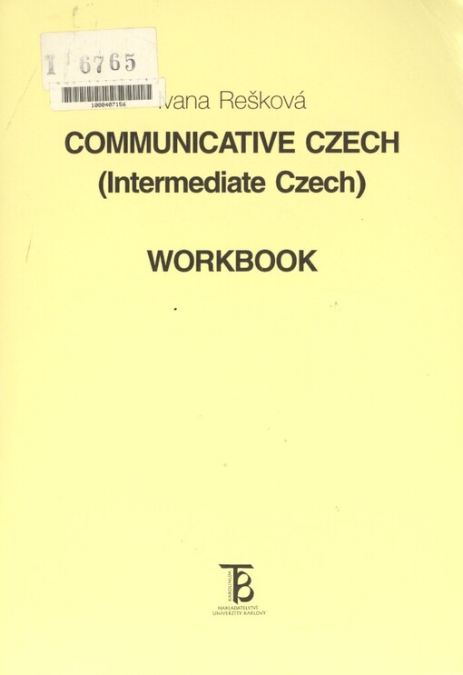 Communicative Czech: (intermediate Czech) : workbook