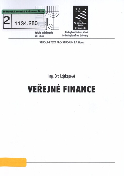 Veřejné finance