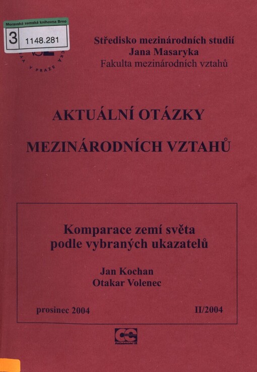 Komparace zemí světa podle vybraných ukazatelů