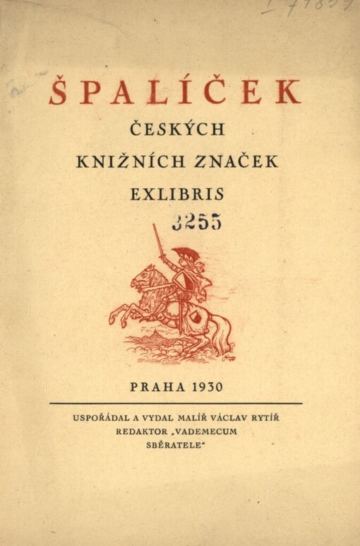 Špalíček českých knižních značek exlibris