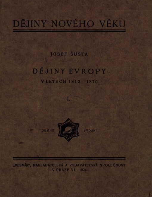 Dějiny Evropy v letech 1812-1870.I.