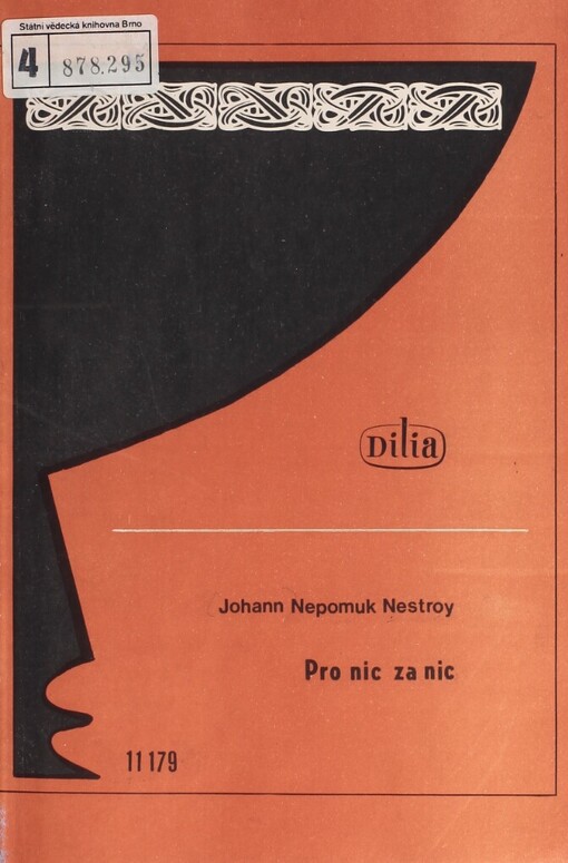 Pro nic za nic: fraška se zpěvem a tancem ve 3 dějstvích