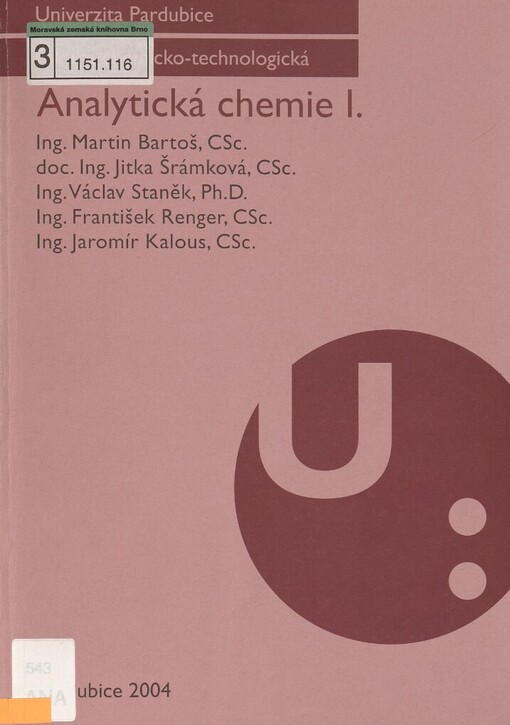 Analytická chemie I