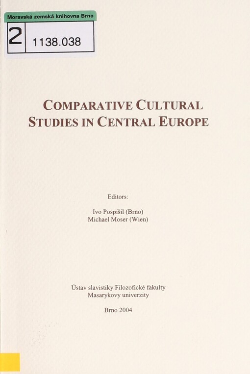 Comparative cultural studies in central Europe