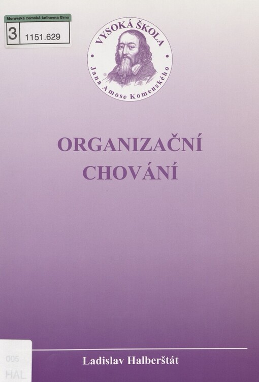 Organizační chování : distanční text