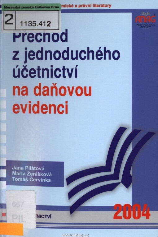 Přechod z jednoduchého účetnictví na daňovou evidenci
