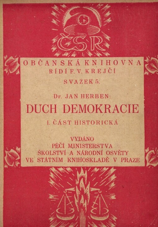 Duch demokracie.I,Část historická