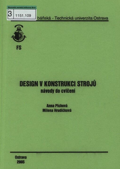 Design v konstrukci strojů: návody do cvičení
