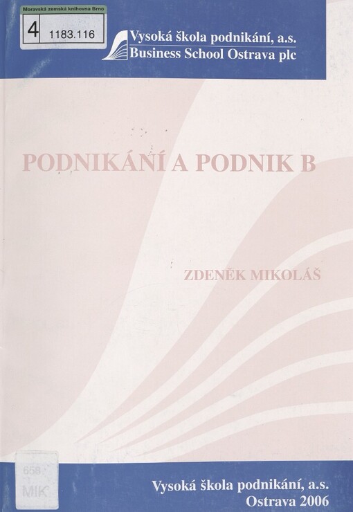 Podnikání a podnik B