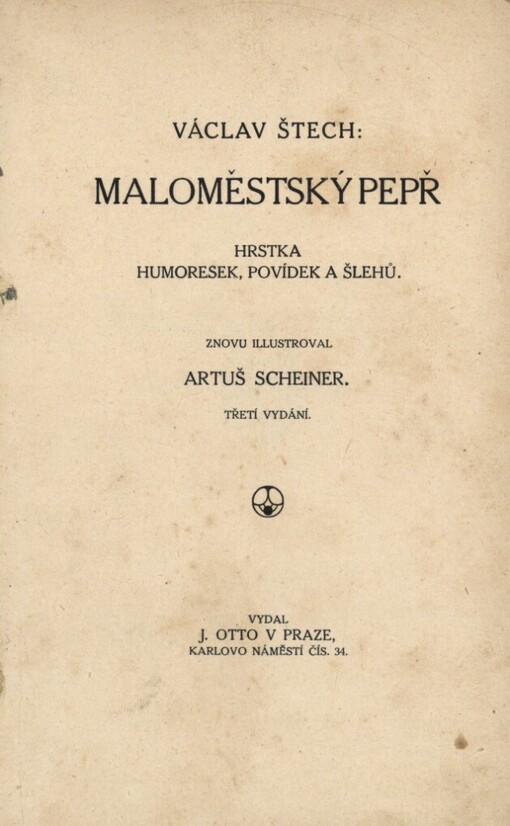 Maloměstský pepř: hrstka humoresek, povídek a šlehů