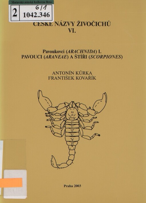 České názvy živočichů