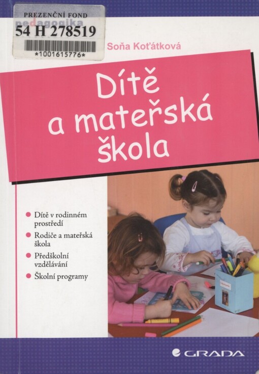Dítě a mateřská škola