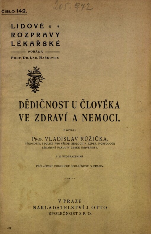 Dědičnost u člověka ve zdraví a nemoci