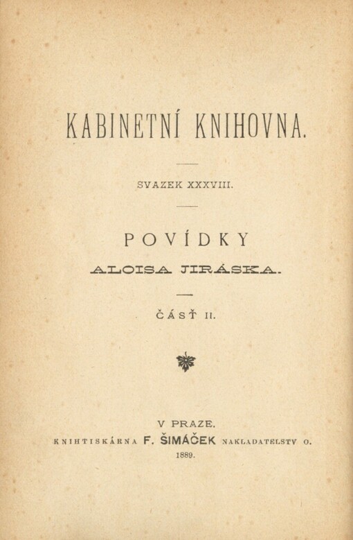 Povídky.Část II.