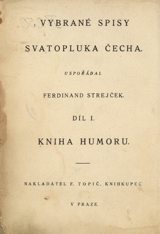 Kniha humoru Svatopluka Čecha