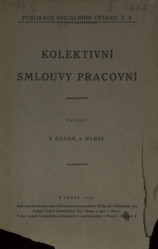 Kolektivní smlouvy pracovní