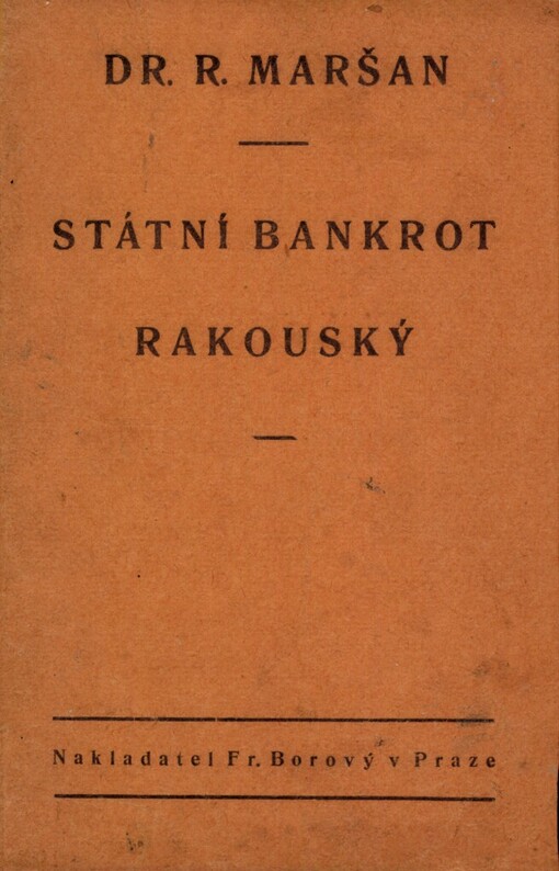 Státní bankrot rakouský