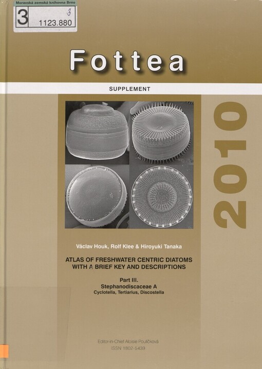 Atlas of freshwater centric diatoms with a brief key and descriptions.Part III.,Stephanodiscaceae A, Cyclotella, Tertiarius, Discotella