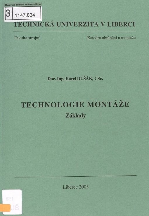 Technologie montáže: základy