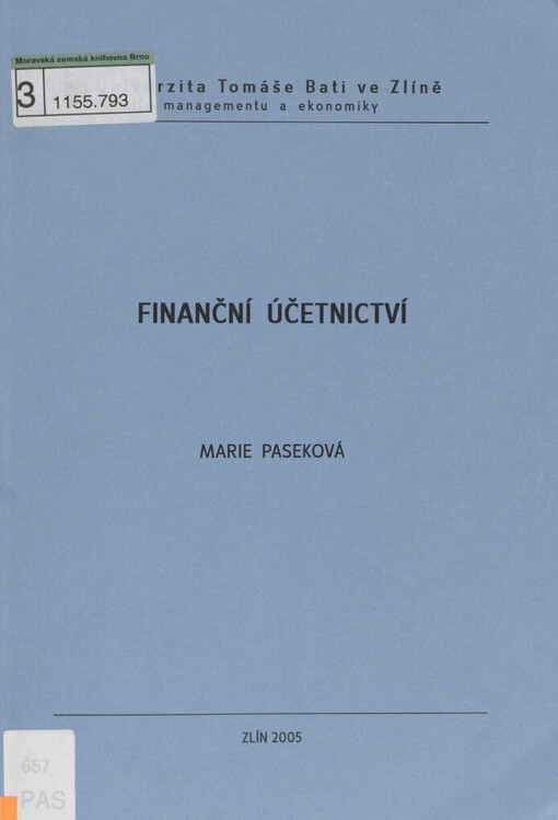 Finanční účetnictví