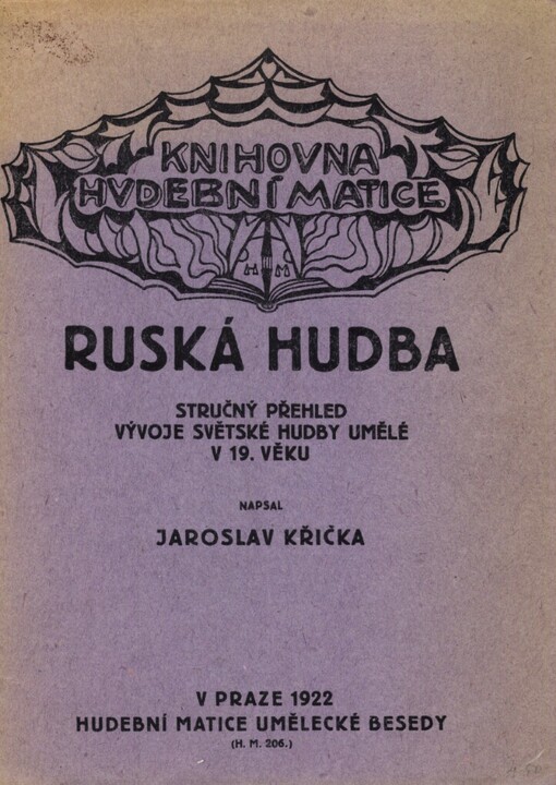 Ruská hudba :stručný přehled vývoje světské hudby umělé v 19. věku