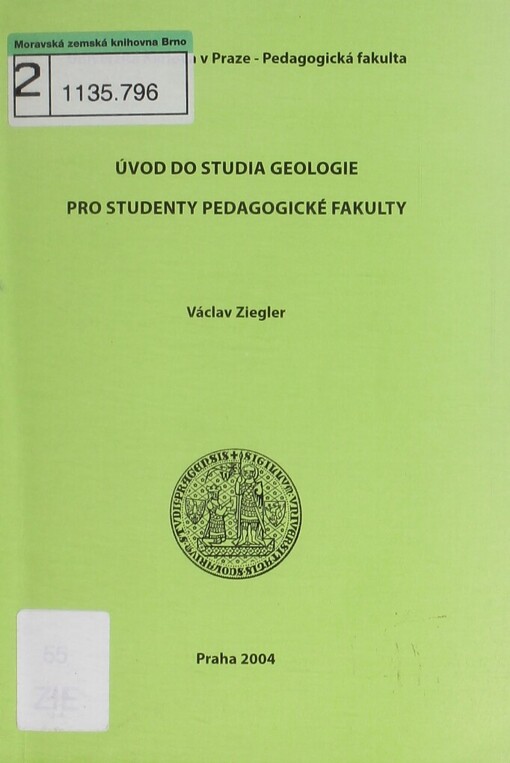 Úvod do studia geologie pro studenty pedagogické fakulty